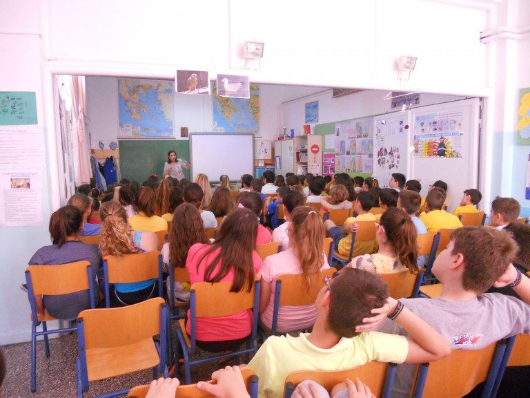 Η συγγραφέας κ. Δικαίου Ελένη στο Σχολείο μας 1