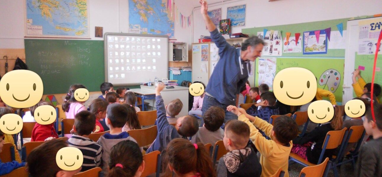 Ο συγγραφέας κ. Φίλιππος Μανδηλαράς στο Σχολείο μας